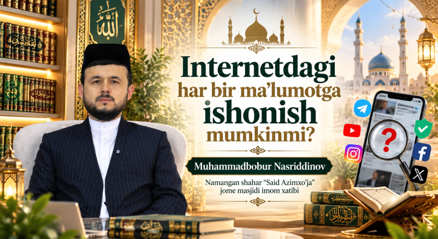INTERNETDAGI HAR BIR MA'LUMOTGA ISHONISH MUMKINMI?