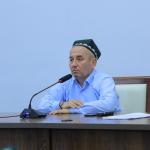 Наманган вилояти бош имом хатиби Мусохон домла Аббосиддинов бошчиликларида йиғилиш бўлиб ўтди