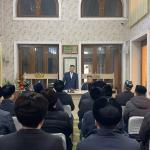 ЯНГИ НАМАНГАН ТУМАНИ ИМОМЛАРИ БИЛАН УЧРАШИЛИБ, МАСЖИДЛАР ҲОЛАТИ ЎРГАНИЛДИ.