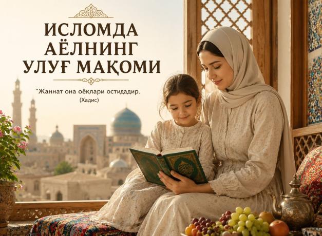 ИСЛОМДА АЁЛНИНГ УЛУҒ МАҚОМИ