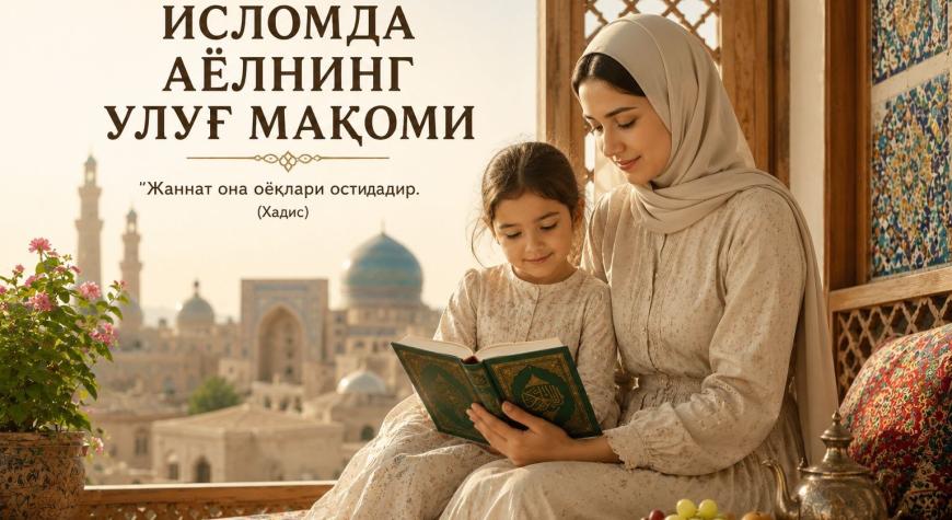 ИСЛОМДА АЁЛНИНГ УЛУҒ МАҚОМИ