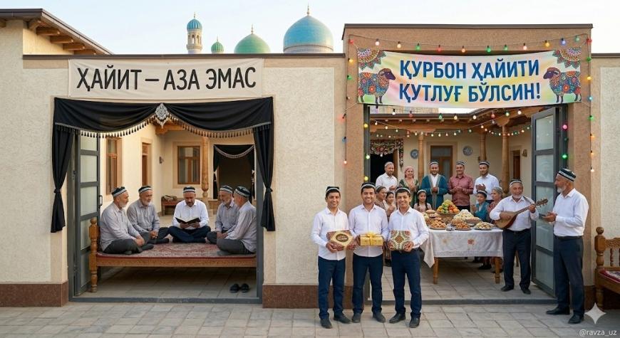 ХАЙИТ КУНИ МУСУЛМОНЛАРНИНГ БАЙРАМИ, АЗА ЭМАС