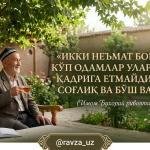 ИККИ НЕЪМАТ БОРКИ, КЎПЧИЛИК УЛАРНИНГ ҚАДРИГА ЕТМАЙДИ