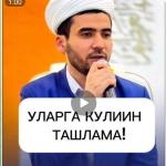 УЛАРГА КЎЛИНГНИ ТАШЛАМА