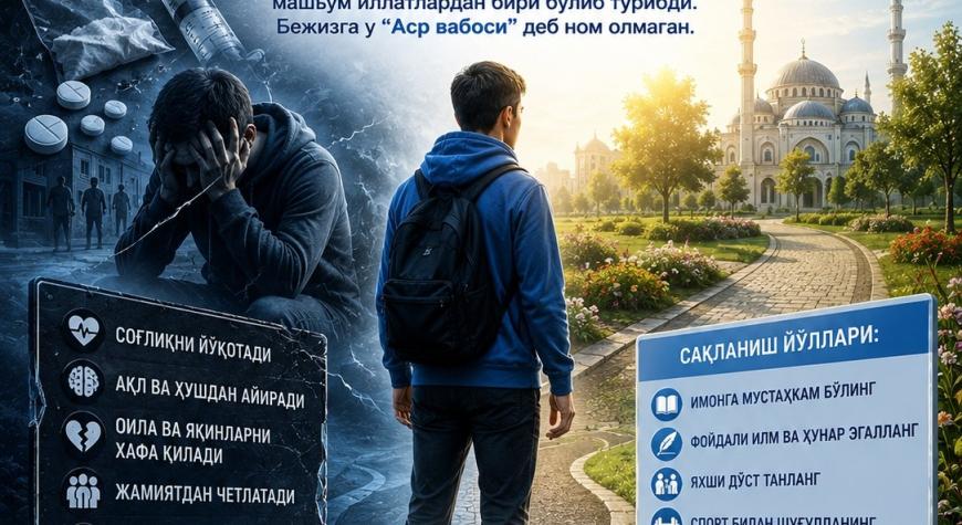 ГИЁҲВАНДЛИК  ИЛЛАТИДАН САҚЛАНАЙЛИК!