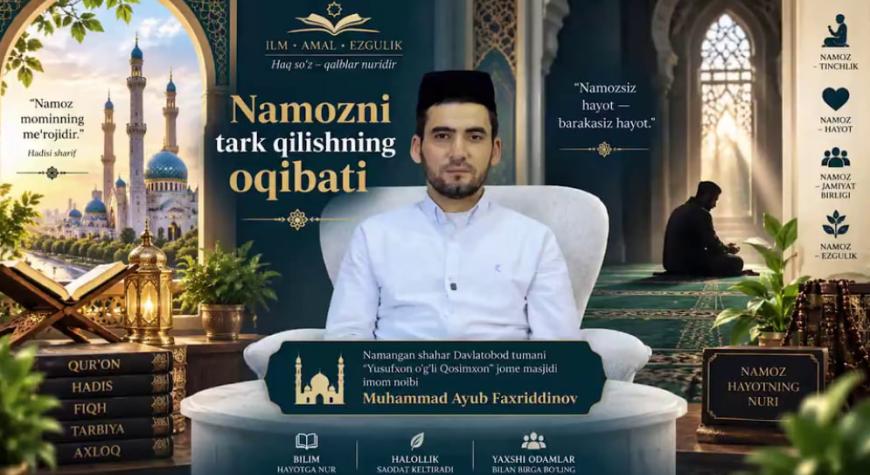 NAMOZNI TARK QILISHNING OQIBATI